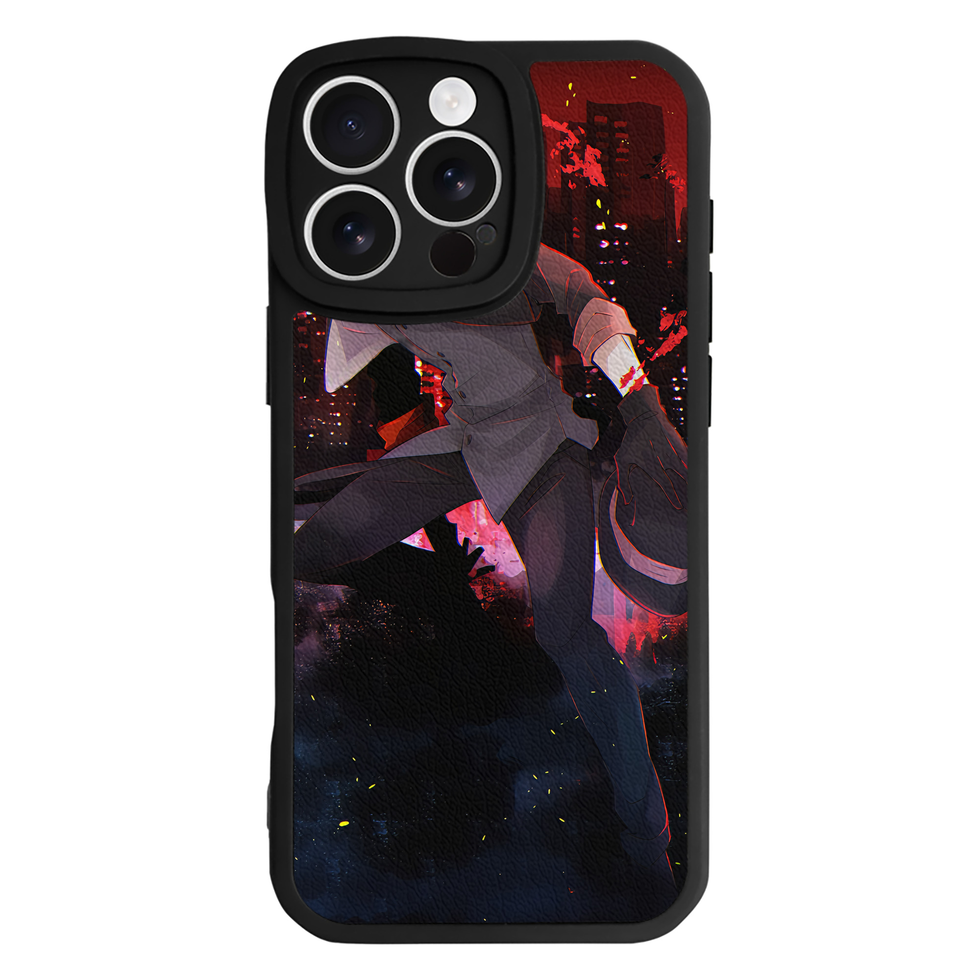 （画像用） 文豪ストレイドッグス Bungo Stray Dogs 【iPhone 16シリーズ対応】シリコンスマホケース（レザー調） 材質：シリコン